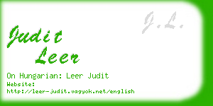 judit leer business card